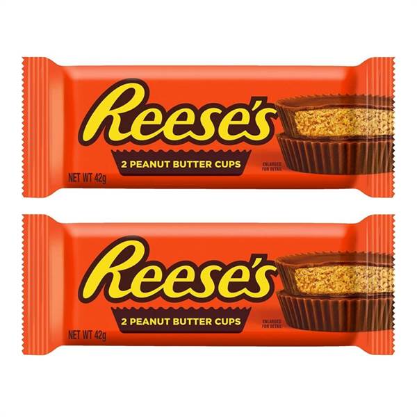 Reeses 2 Peanut Butter Cups With Milk Chocolate Pack Of 2
